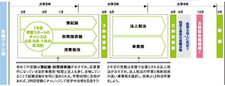 学年別受験プラン